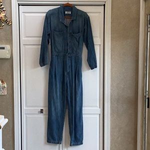Free People Denim Coveralls.  Worn once XSmall